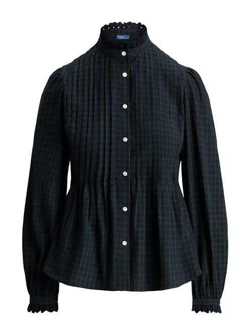 Polo Ralph Lauren | Pintucked Plaid Cotton Shirt | 32