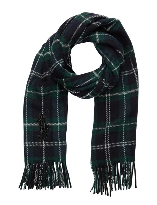 Polo Ralph Lauren | Beaded Big Pony Plaid Wool Scarf | ONE SIZE