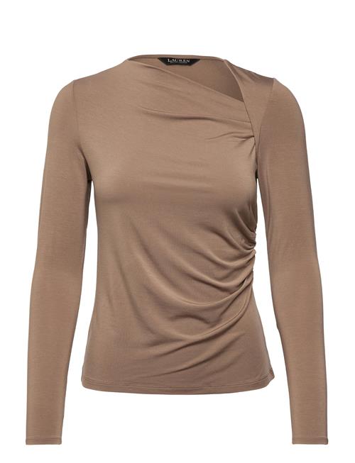 Lauren Ralph Lauren | Stretch Jersey Asymmetrical Top | XS