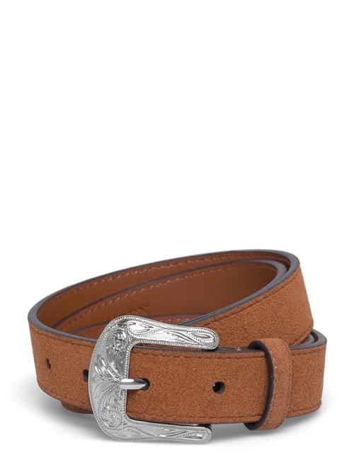 Lauren Ralph Lauren | Tooled-Buckle Leather Belt | M