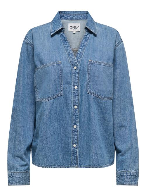 ONLY | Onlwave Ls V-Neck Dnm Shirt Akm | XS