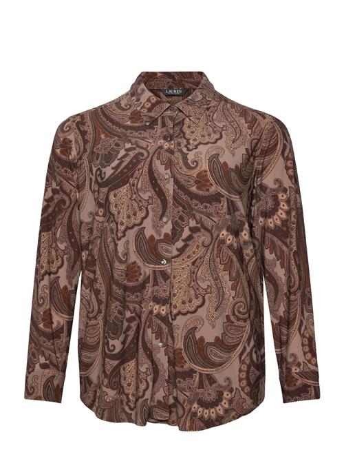 Lauren Women | Slim Fit Paisley Jersey Shirt | 50-52