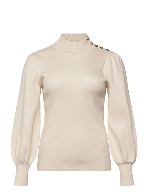 Lauren Women | Button-Trim Mockneck Sweater | 54-56