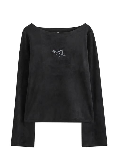 Lindex | Langærmet Top I Velour | 128