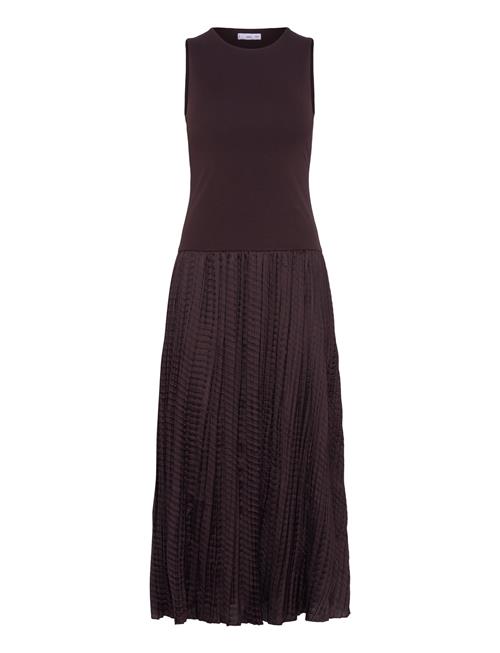 Mango | Combined-Fabric Long Dress | L