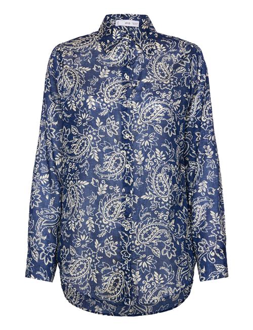 Mango | Printed Cotton Shirt | M