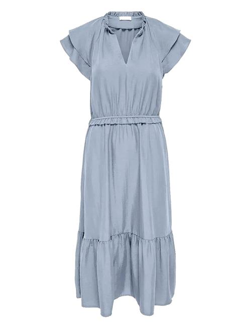JDY | Jdytrain S/L Frill Midi Dress Wvn Exp | XS