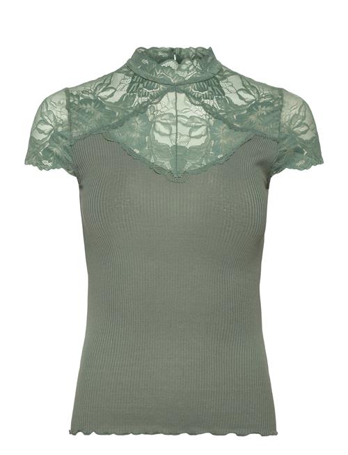 Rosemunde | Rwbeatha Silk Capsleeve Lace T-Shir | S