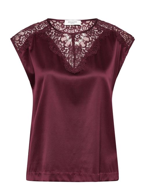 Rosemunde | Rwjade Silk Sl Lace Top | 38