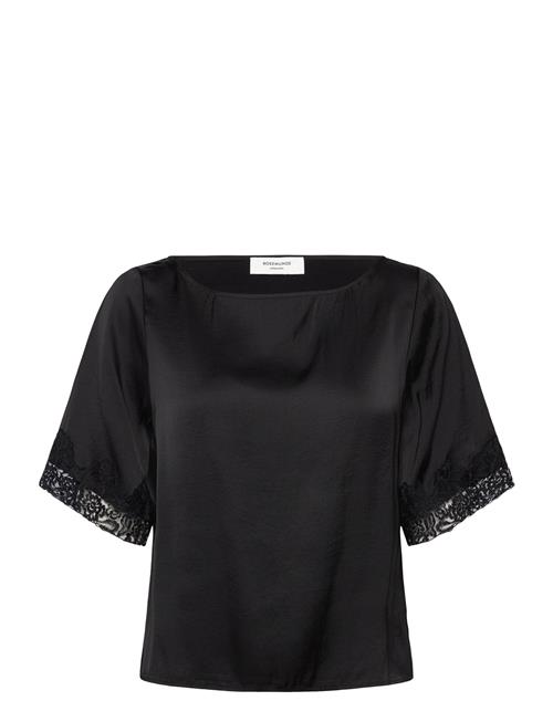 Rosemunde | Rwsatina Ss Lace Boatneck Blouse | 36