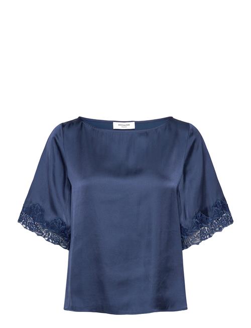 Rosemunde | Rwsatina Ss Lace Boatneck Blouse | 38