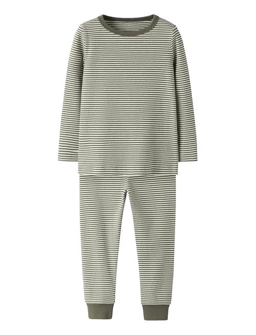 name it | Nmnnightset Stripe Rib Noos | 110-116