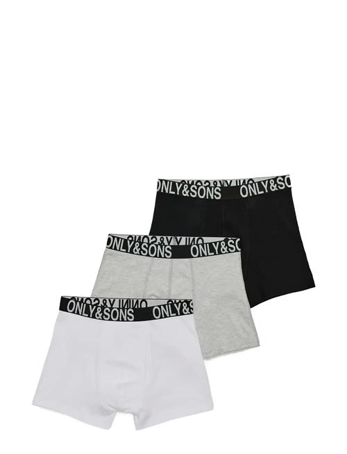 ONLY & SONS | Osjfitz Wb Bold Logo Boxer 3Pk. Acc Noos | 134-140