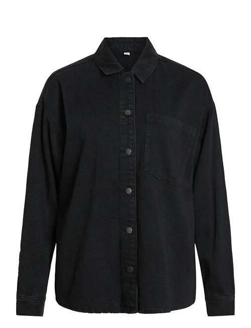 Vila | Vikiki L/S Denim Shirt Blk | 40