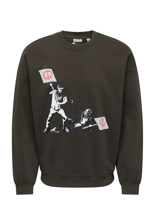 ONLY & SONS | Onsbanksy Vtg Crew Neck Vd | L