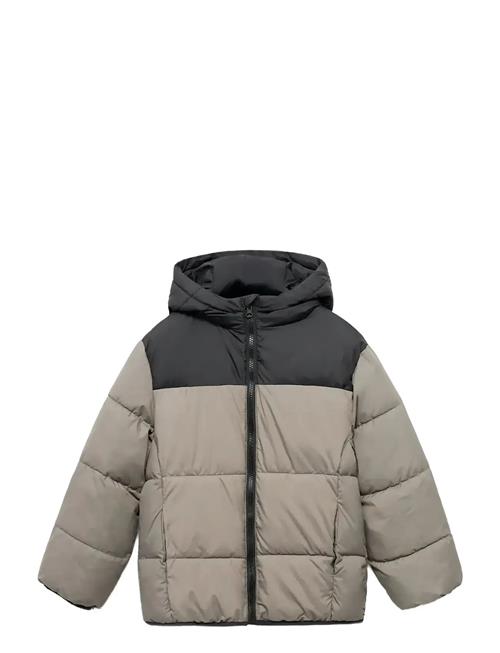 Mango | Bicolour Quilted Anorak | 9