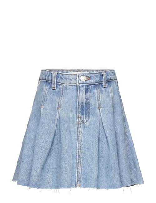 Mango | Pleated Denim Skirt | 9