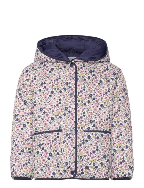 Mango | Flowers Print Quilted Anorak | 18-24M