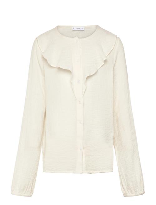 Mango | Crinkled Ruffle Shirt | 128