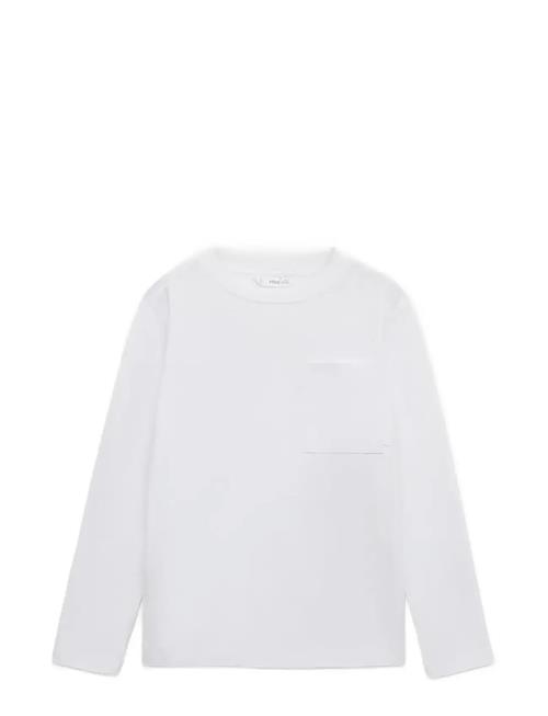 Mango | Long-Sleeved T-Shirt With Pocket | 5-6