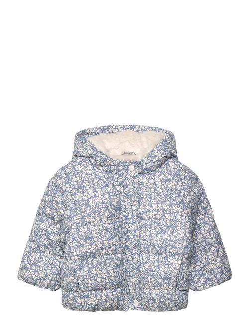 Mango | Fur-Effect Floral-Print Anorak | 9-12M