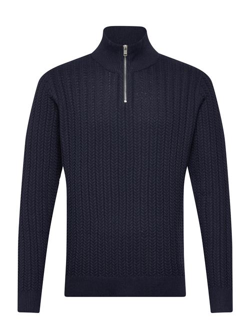 Lindbergh | Recycle Structure Knit 1/2 Ziprecycle Structure Knit 1/2 Zip | S