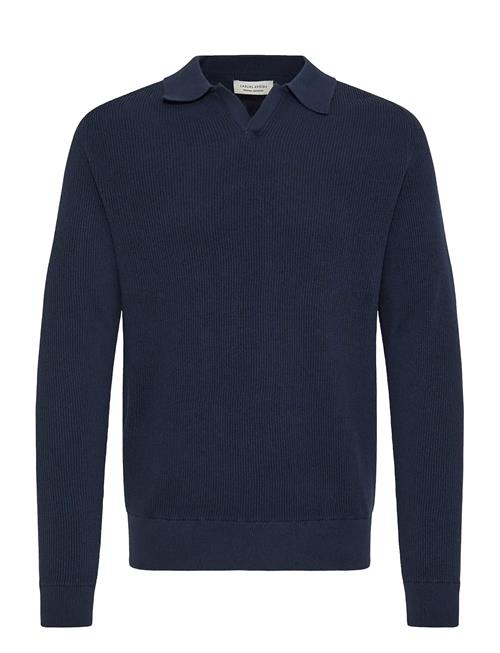 Casual Friday | Cfnordin Ls Ribbed Polo Knit | L