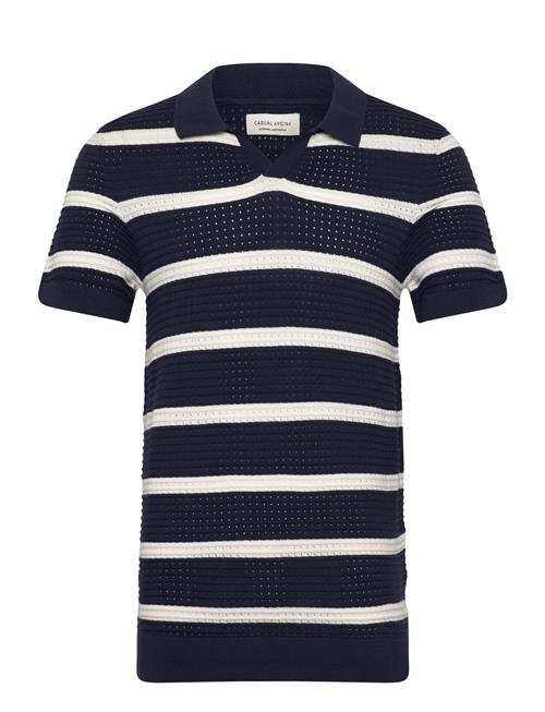 Casual Friday | Cfdahlin Ss Striped Polo Knit | L