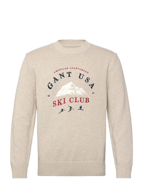 GANT | Embroidered Graphic C-Neck | M