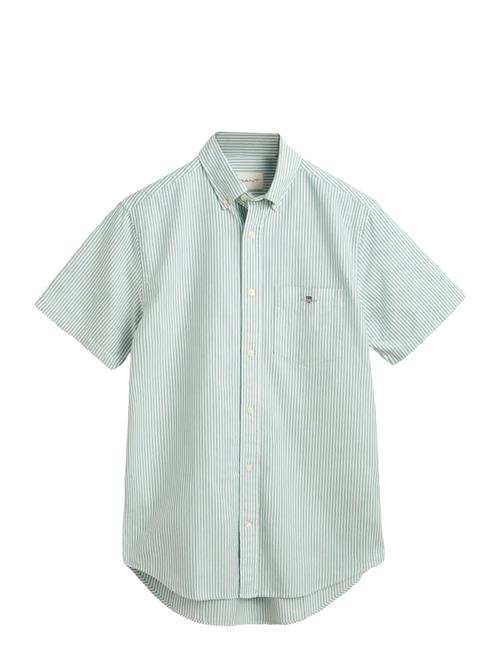 GANT | Reg Classic Oxford Stripe Ss Shirt | L