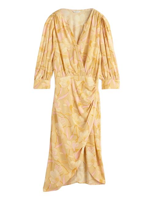 Gant | Reg Magnolia Print Wrap Dress | 34
