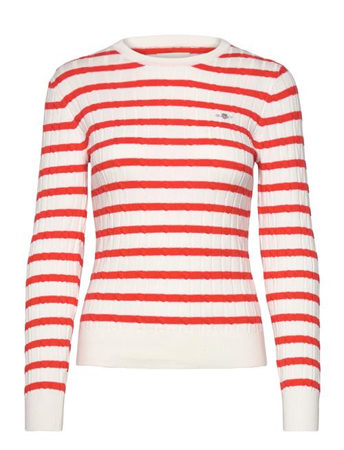 GANT | Stretch Cotton Cable Stripe C-Neck | XS