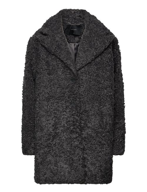 Copenhagen Muse | Cmcurly-Coat Is A Coat In A Premium, Curly Material With Wide Shoulders, Front P | M