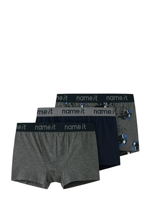 name it | Nkmboxer 3P Dark Grey Mel Skull Noos | 146-152