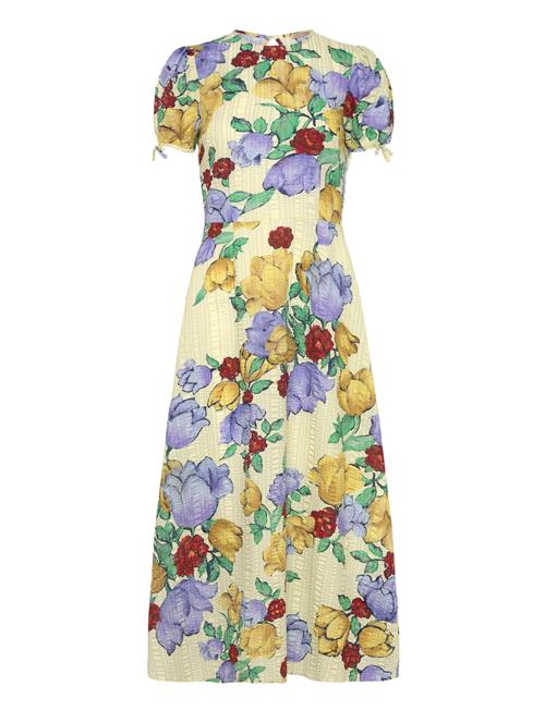 Stella Nova | Flowered Cotton Midi Dress | 36