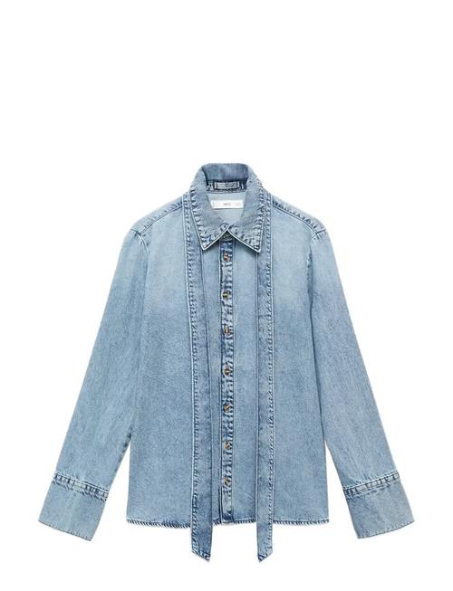 Mango | Denim Shirt With Bow | S