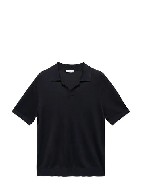 Mango | Cotton Polo Shirt With Microstructure | M