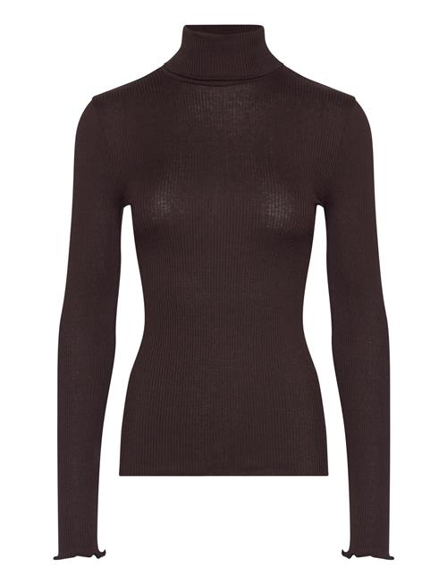 Rosemunde | Rwbeatha Silk Ls Rollneck T-Shirt | XL