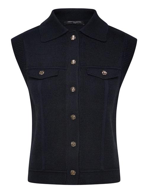 French Connection | Roland Knit Collared Gilet | L