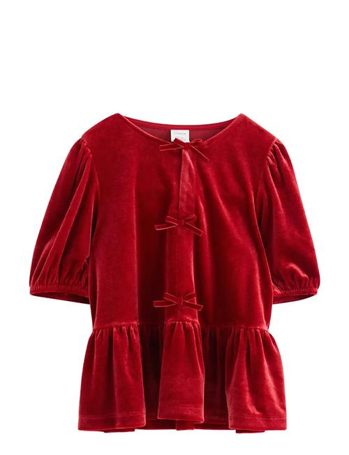 Lindex | Kortermet Topp I Fløyel | 134