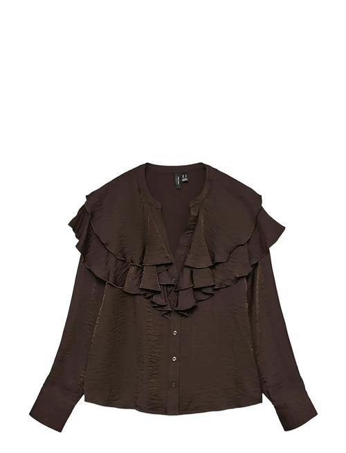 Vero Moda | Vmlizzi Ls Flounce Top Wvn Ga | S
