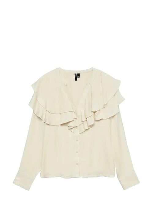 Vero Moda | Vmlizzi Ls Flounce Top Wvn Ga | XS