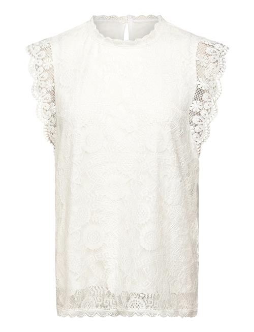 Pieces | Pcolline Sl Lace Top Wvn Noos | L