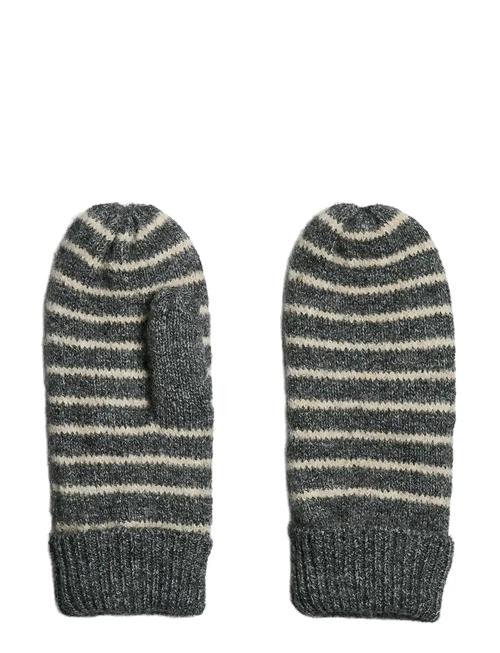 Pieces | Pcnorma  Stripe Mittens Bc | ONE SIZE