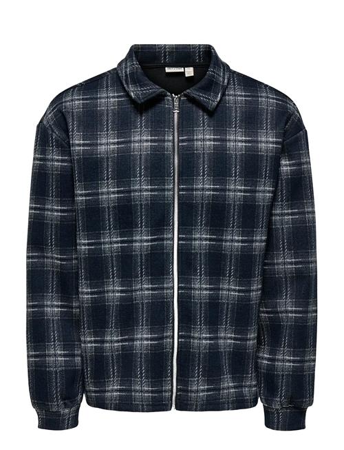 ONLY & SONS | Onshendon Loose Ls Zip Overshirt Sweat | S