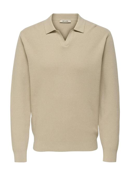 ONLY & SONS | Onsphil Reg 12 Struc Split Neck Knit | XS