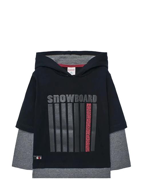 Boboli | Knit Hooded T-Shirt | 110