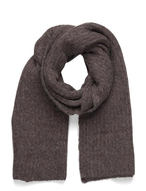Rosemunde | Rwtulip Wool Blend Rib Knit Scarf | ONE SIZE
