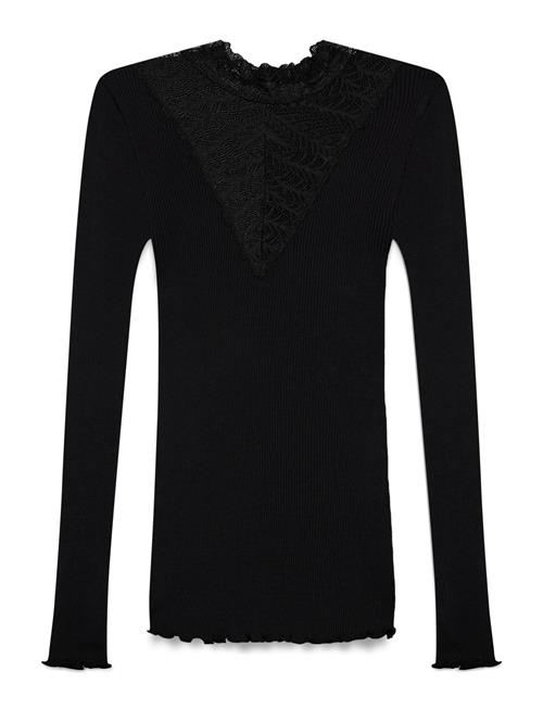 Rosemunde | Rwbeatha Silk Ls  Lace T-Shirt | M