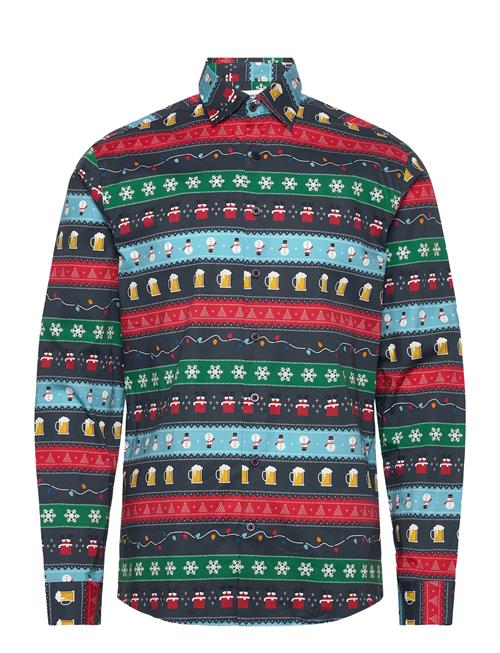 Lindbergh | Aop Christmas Shirt L/S | S